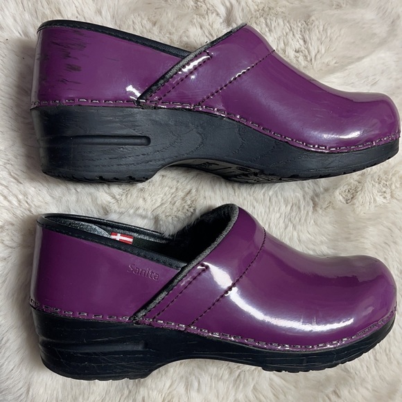 Sanita Purple Clogs Size 6.5 - Picture 2 of 14